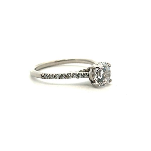 Diamond Semi-Mount Engagement Ring Image 2 The Ring Austin Round Rock, TX