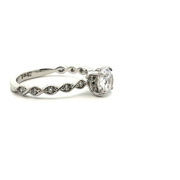 Diamond Semi-Mount Engagement Ring Image 2 The Ring Austin Round Rock, TX