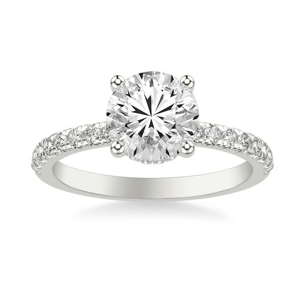 Hidden Halo Engagement Ring Image 3 The Ring Austin Round Rock, TX