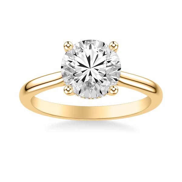 Hidden Halo Engagement Ring Image 2 The Ring Austin Round Rock, TX