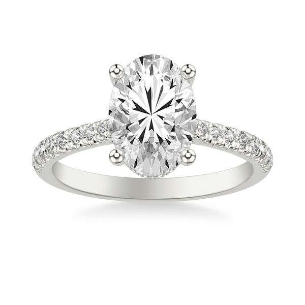 Hidden Halo Engagement Ring Image 3 The Ring Austin Round Rock, TX