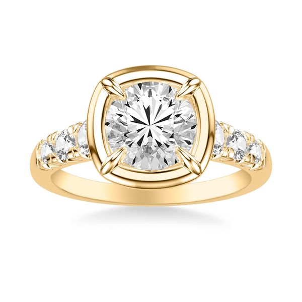 Floating Diamond Ring Image 3 The Ring Austin Round Rock, TX