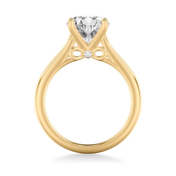 Cathedral Engagement Ring Image 2 The Ring Austin Round Rock, TX