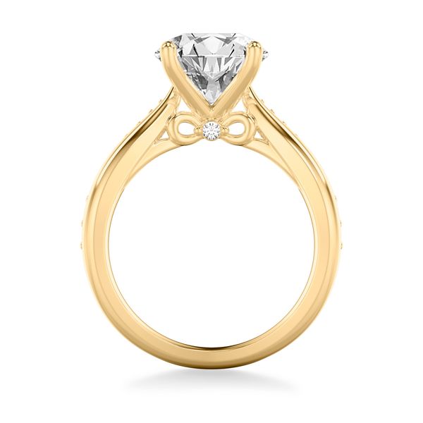 Cathedral Engagement Ring Image 2 The Ring Austin Round Rock, TX