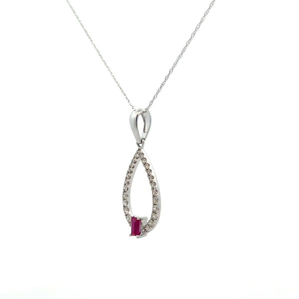 14K White Gold Pendant Image 2 The Ring Austin Round Rock, TX