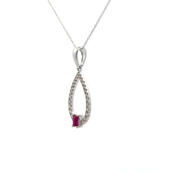 14K White Gold Pendant Image 3 The Ring Austin Round Rock, TX