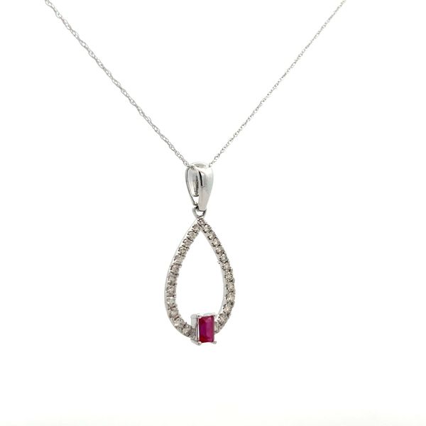 14K White Gold Pendant Image 4 The Ring Austin Round Rock, TX