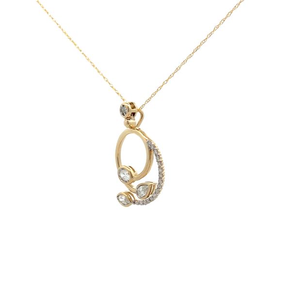 14K Yellow Gold Pendant Image 2 The Ring Austin Round Rock, TX