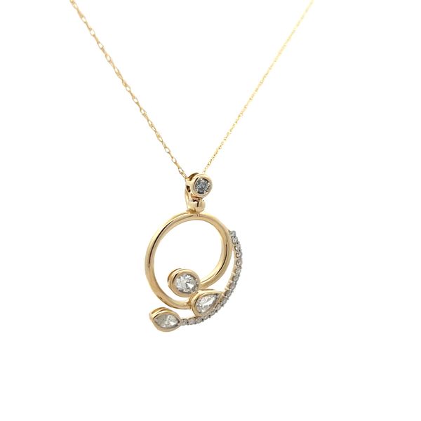 14K Yellow Gold Pendant Image 3 The Ring Austin Round Rock, TX