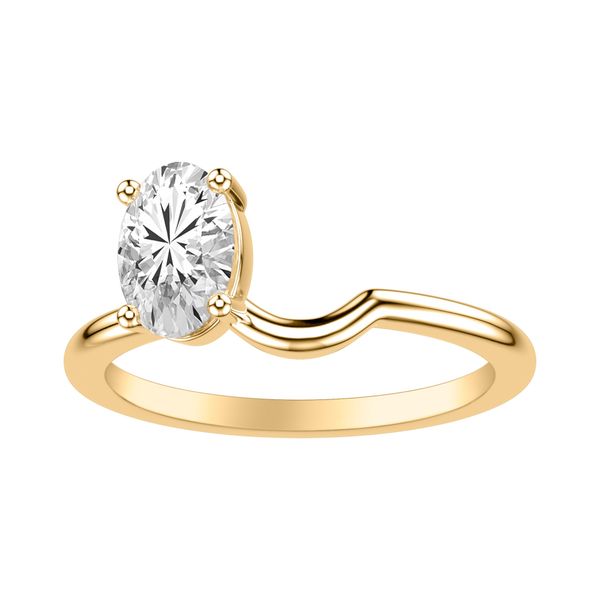 14K Yellow Gold Contour Ring The Ring Austin Round Rock, TX