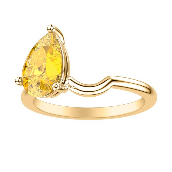 14K Yellow Gold Contour Ring The Ring Austin Round Rock, TX