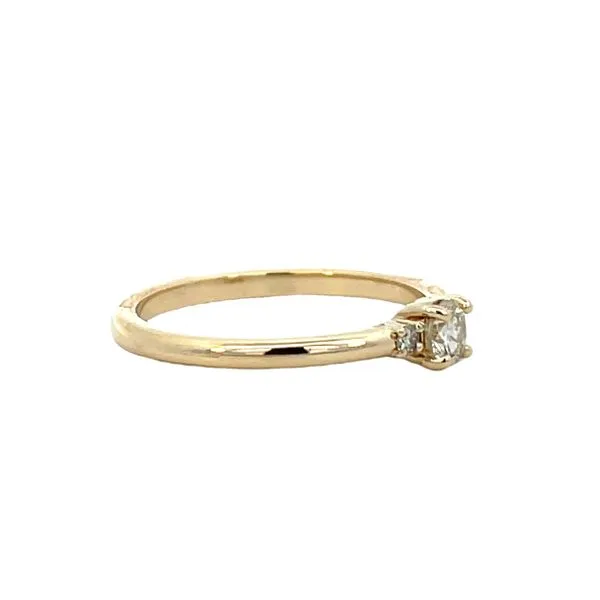 1/5CTW 14K YG Round Diamond 3 Stone Promise Ring Image 3 The Ring Austin Round Rock, TX