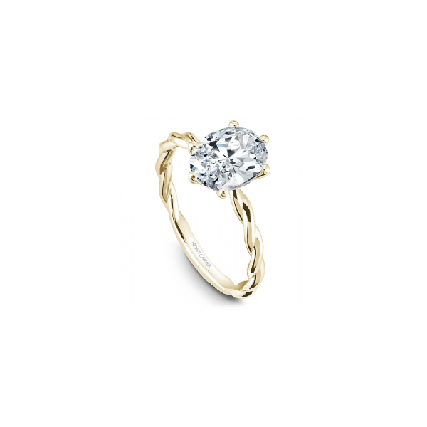 Yellow Gold Solitaire Ring The Ring Austin Round Rock, TX