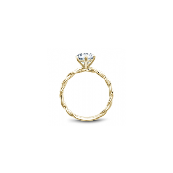 Yellow Gold Solitaire Ring Image 3 The Ring Austin Round Rock, TX
