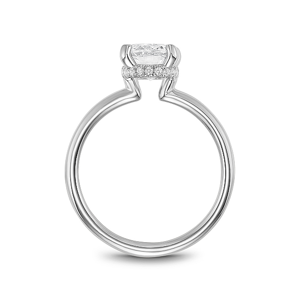 Hidden Halo Engagement Ring Image 2 The Ring Austin Round Rock, TX