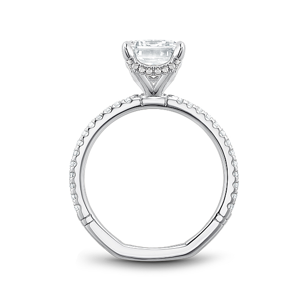 Hidden Halo Engagement Ring Image 2 The Ring Austin Round Rock, TX
