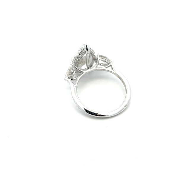 14K White Gold Three Stone Ring Image 4 The Ring Austin Round Rock, TX