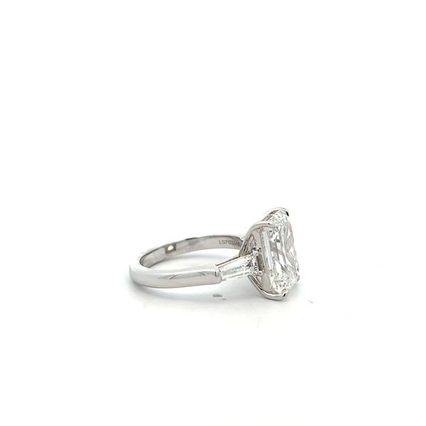 14K White Gold Three Stone Ring Image 3 The Ring Austin Round Rock, TX