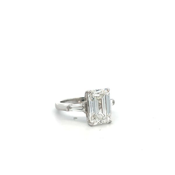 14K White Gold Three Stone Ring Image 4 The Ring Austin Round Rock, TX