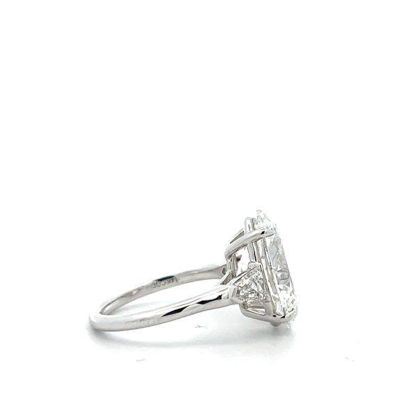 14K White Gold Three Stone Ring Image 2 The Ring Austin Round Rock, TX