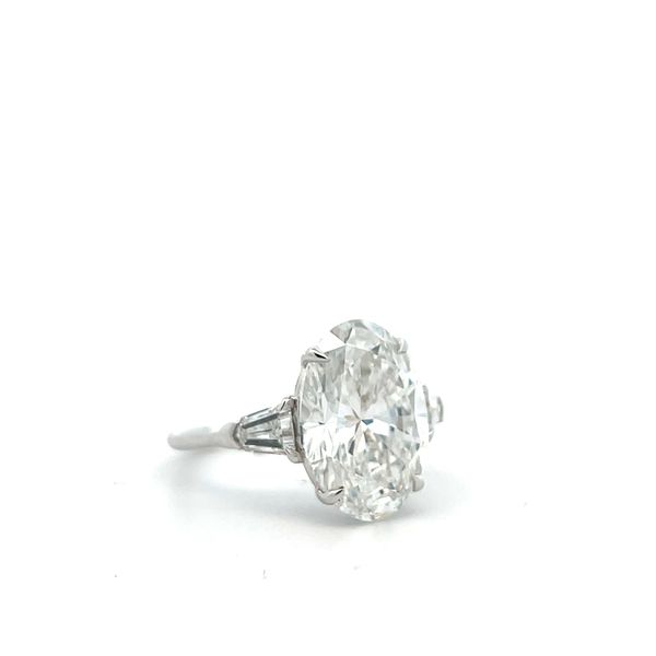 14K White Gold Three Stone Ring Image 3 The Ring Austin Round Rock, TX