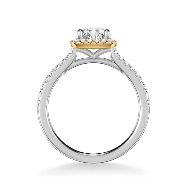 Halo Engagement Ring Image 2 The Ring Austin Round Rock, TX