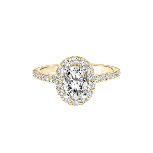 Halo Engagement Ring Image 2 The Ring Austin Round Rock, TX