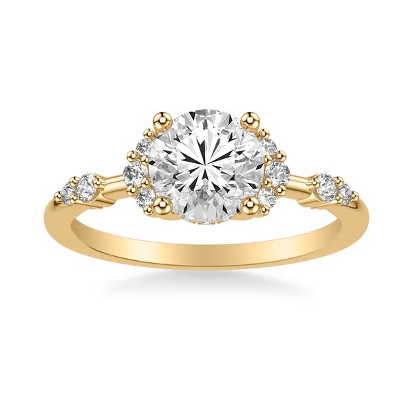 Hidden Halo Engagement Ring Image 3 The Ring Austin Round Rock, TX