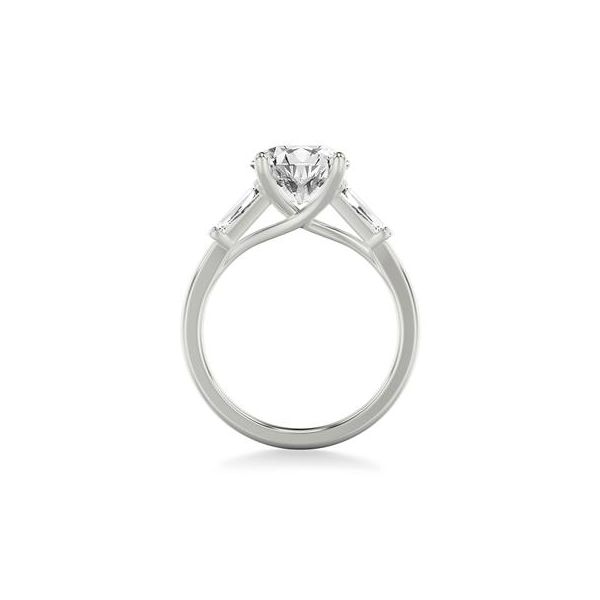 Diamond Semi-Mount Engagement Ring Frederick Goldman Image 3 The Ring Austin Round Rock, TX