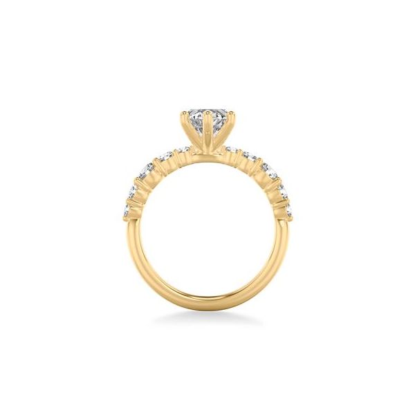 Diamond Semi-Mount Engagement Ring Frederick Goldman Image 3 The Ring Austin Round Rock, TX