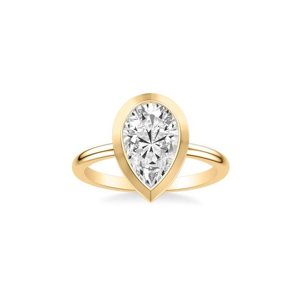 Solitaire Engagement Ring Frederick Goldman Image 2 The Ring Austin Round Rock, TX