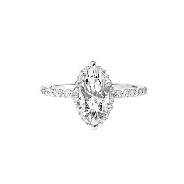 Halo Engagement Ring Image 2 The Ring Austin Round Rock, TX