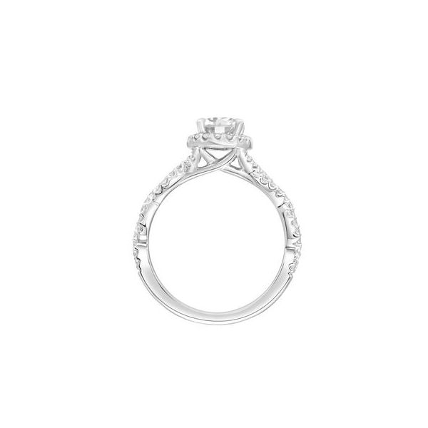 Halo Engagement Ring Image 3 The Ring Austin Round Rock, TX