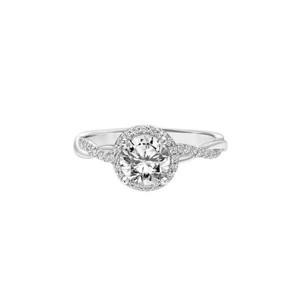 Halo Engagement Ring Image 2 The Ring Austin Round Rock, TX