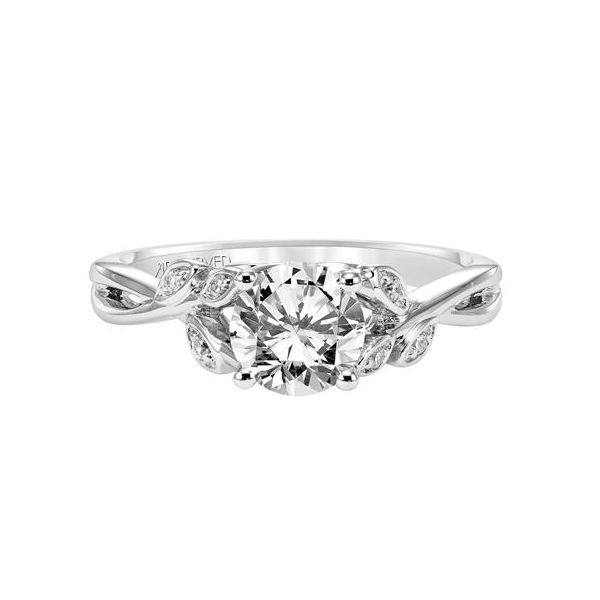 Diamond Semi-Mount Engagement Ring ArtCarved Image 2 The Ring Austin Round Rock, TX