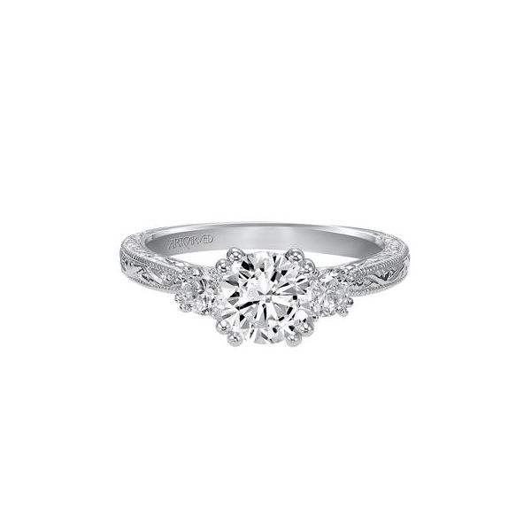 Three Stone Engagement Ring Image 2 The Ring Austin Round Rock, TX