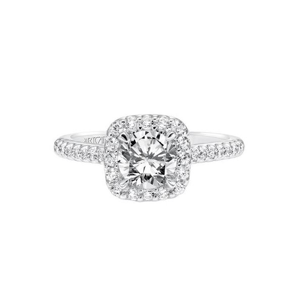 Halo Engagement Ring Image 2 The Ring Austin Round Rock, TX