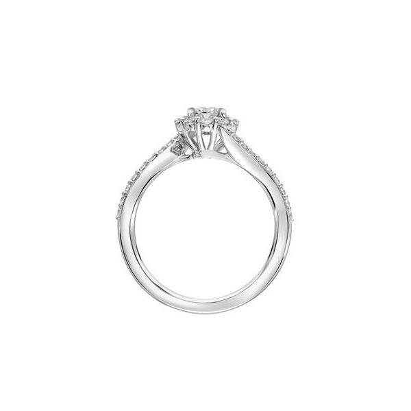 Halo Engagement Ring Image 3 The Ring Austin Round Rock, TX