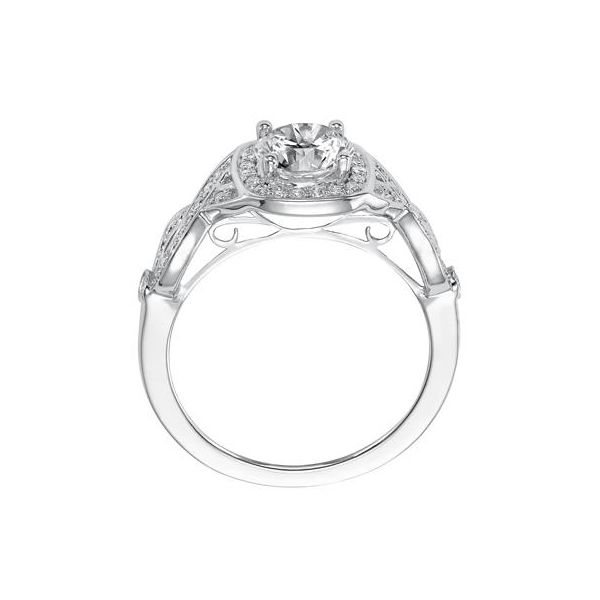 Diamond Semi-Mount Engagement Ring Frederick Goldman Image 2 The Ring Austin Round Rock, TX