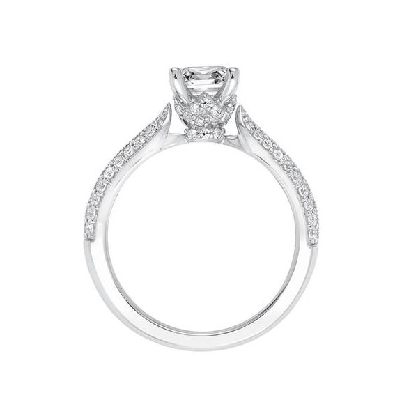 Diamond Semi-Mount Engagement Ring Frederick Goldman Image 2 The Ring Austin Round Rock, TX