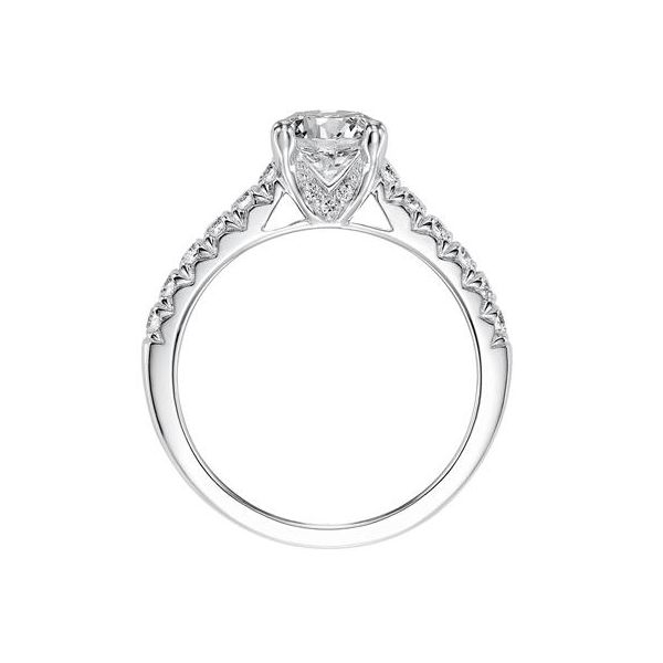 Diamond Semi-Mount Engagement Ring Frederick Goldman Image 2 The Ring Austin Round Rock, TX