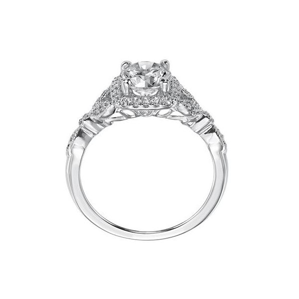 Halo Engagement Ring Image 3 The Ring Austin Round Rock, TX