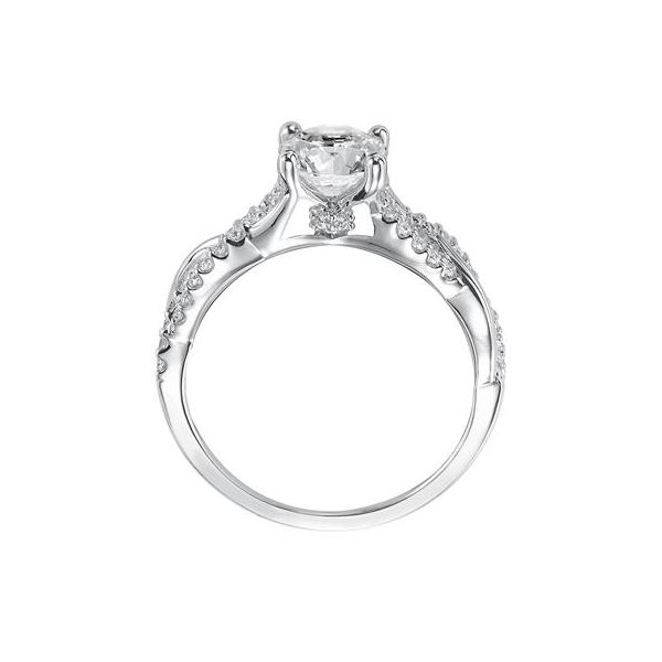 Diamond Semi-Mount Engagement Ring Frederick Goldman Image 3 The Ring Austin Round Rock, TX