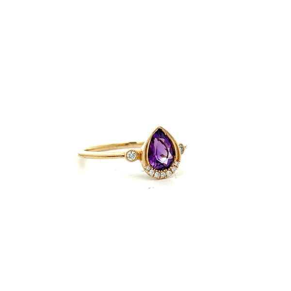 14K Yellow Gold Birthstone Ring Image 3 The Ring Austin Round Rock, TX
