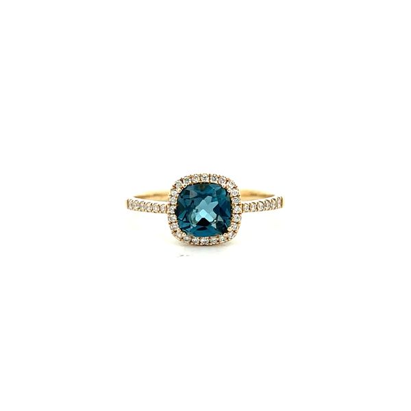 14K White Gold Halo Ring The Ring Austin Round Rock, TX