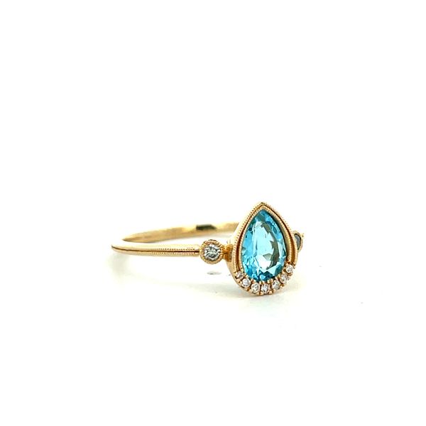14K White Gold Birthstone Ring Image 2 The Ring Austin Round Rock, TX