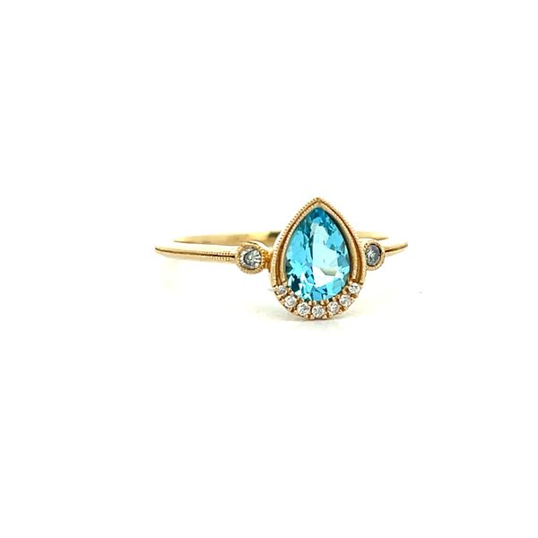 14K White Gold Birthstone Ring Image 3 The Ring Austin Round Rock, TX