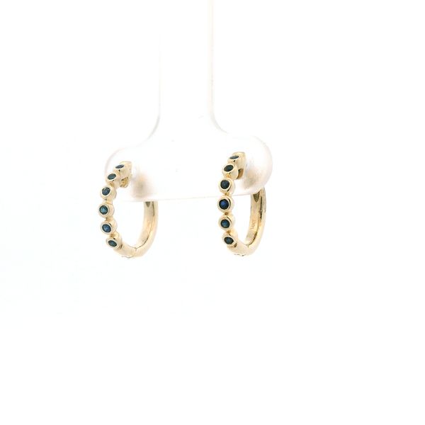 14K Yellow Gold Huggie Earrings The Ring Austin Round Rock, TX