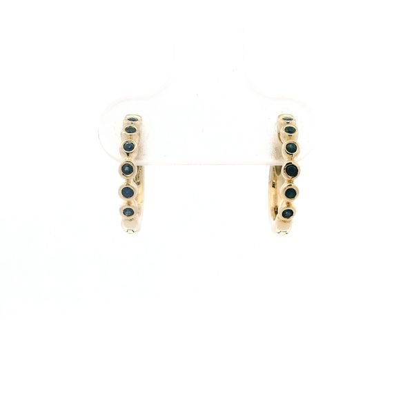 14K Yellow Gold Huggie Earrings Image 2 The Ring Austin Round Rock, TX
