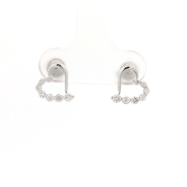 14K White Gold Stud Earrings Image 2 The Ring Austin Round Rock, TX